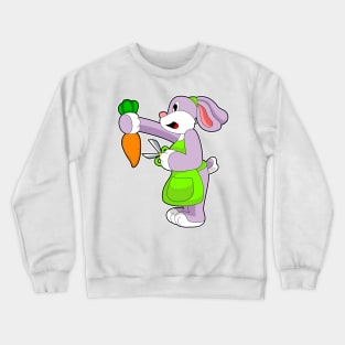 Rabbit Hairdresser Scissors Carrot Crewneck Sweatshirt